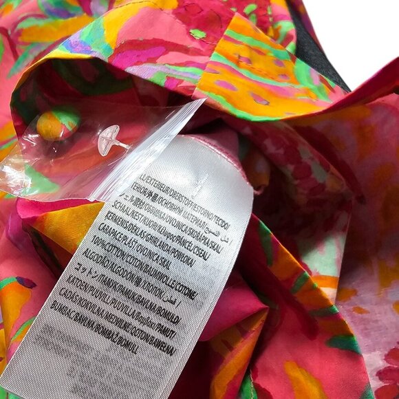 Farm Rio x Anthropologie Long-Sleeve Printed Collared Romper, Oversized, Small - Picture 8 of 10